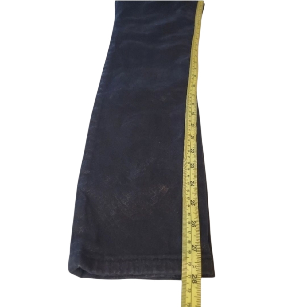 2B Bebe Black Velvet Skinny Pants Animal Print Size:29  High Waist  Ankle-length - Picture 5 of 8